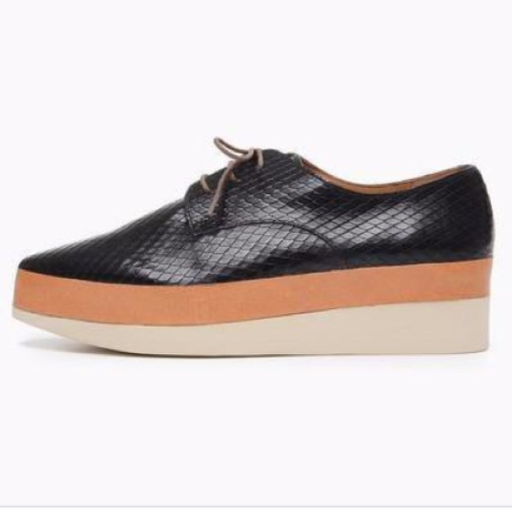 Coclico leather platform Oxford shoes size 10 - Picture 2 of 8